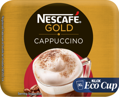 Klix Nescafe Gold Cappuccino Eco Cup For Klix Hot Drinks Machines