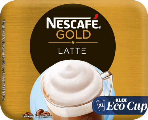 Klix Nescafe Gold Latte In Eco Cup For Klix Office Coffee Machines