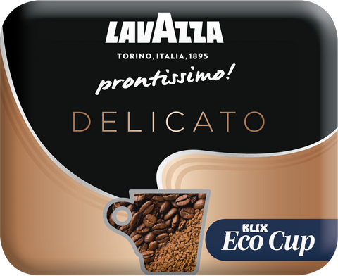 Klix Lavazza Prontissimo Delicato Coffee In An Eco Cup 