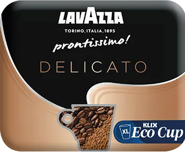 Klix Lavazza Prontissimo Delicato Coffee Eco Cup For Klix Hot Drinks Machines